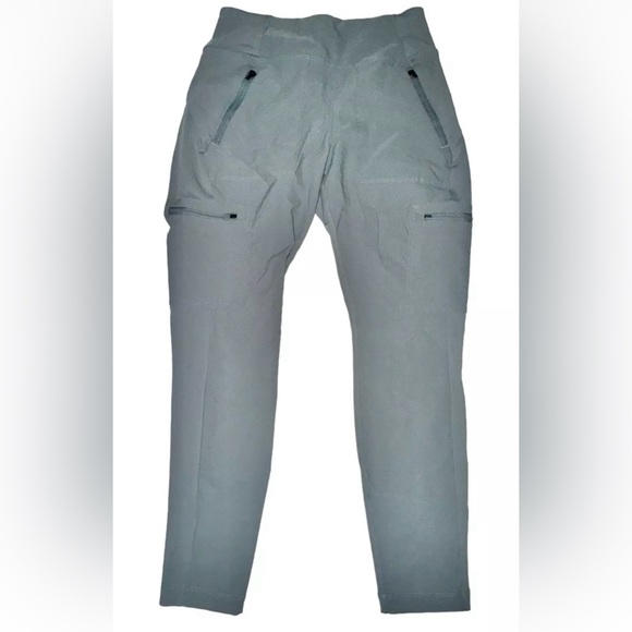 Gray Athleta: Waist measures 28". Inseam measures 26" - Picture 1 of 7